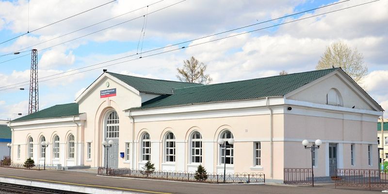 Железнодорожный вокзал станции Иланская